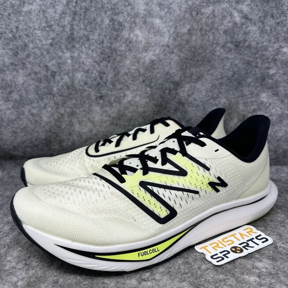 New Balance FuelCell Rebel V3 Running Shoes Mens Size 14 Pistachio Black MFCXCT3